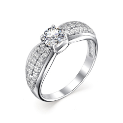 Кольцо из серебра с фианитами SWAROVSKI 912010156 Кольцо (Ag 925)