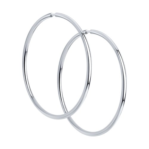 Серьги из серебра конго 94140045 Серьги (Ag 925)