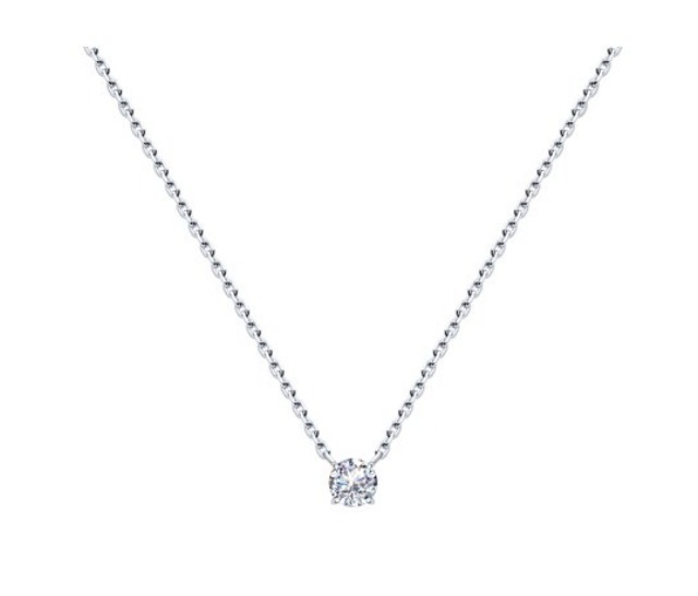 Колье из серебра с фианитами 94070446 Колье (Ag 925)