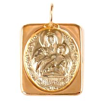 Подвеска из золота "Иконка Божья Матерь Казанская" 1125КБО Подвеска икона (Au 585)