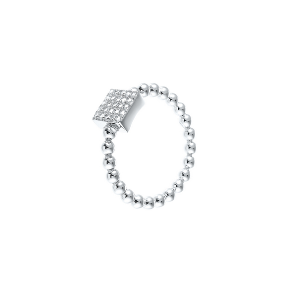 Кольцо из серебра с кубическим цирконием  5090001181607 Кольцо (Ag 925)