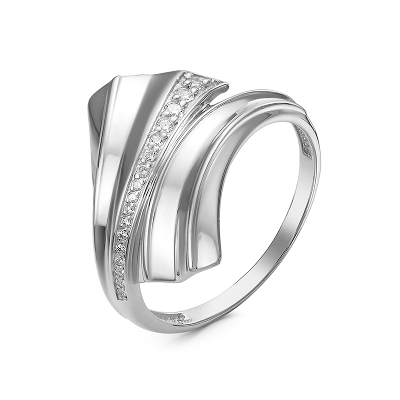 Кольцо из серебра с фианитами  с1100392 Кольцо (Ag 925)
