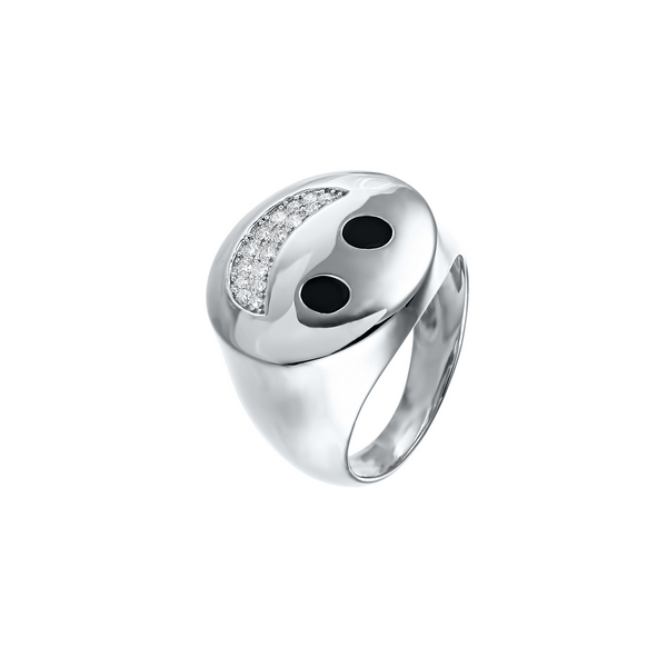 Кольцо из серебра с кубическим цирконием  0100017013301 Кольцо (Ag 925)