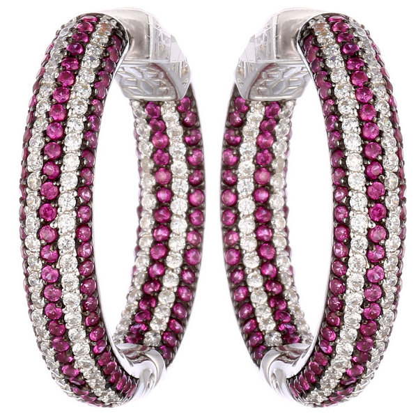 Серьги из серебра с кубическим цирконием 2260005098901 Серьги (Ag 925)