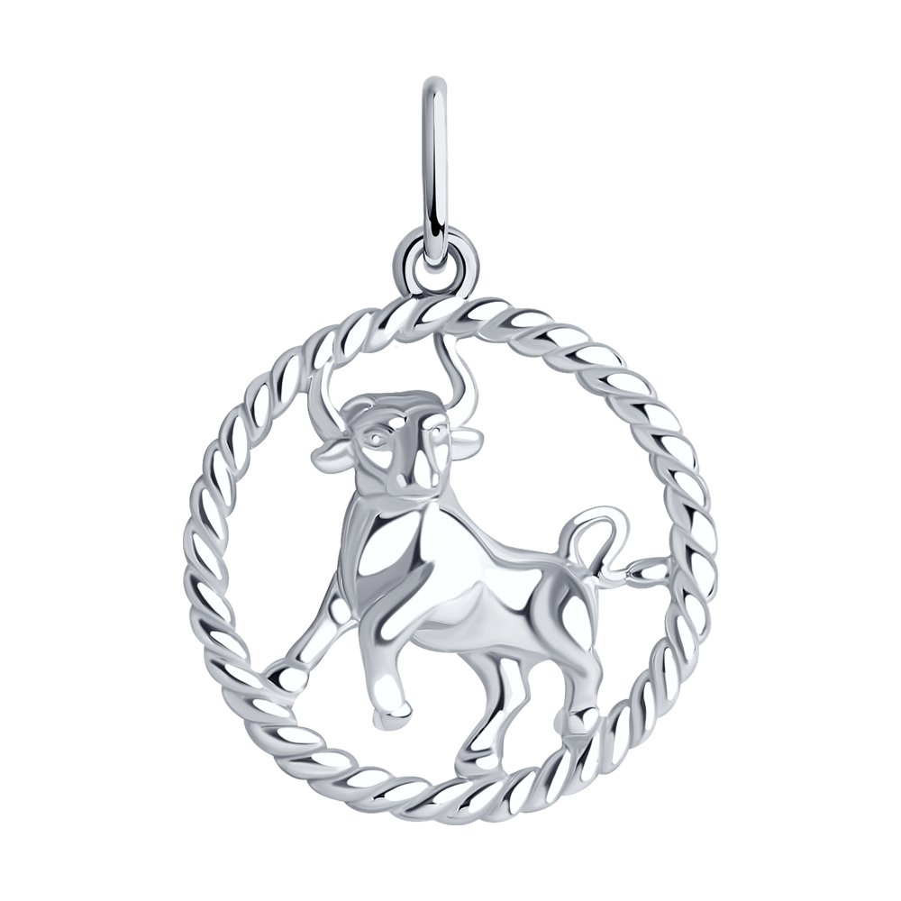 Подвеска из серебра знак зодиака 94031854 Подвеска зодиак (Ag 925)