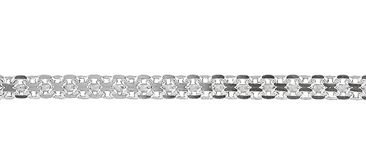 Цепь из серебра БСр 040/55 Цепь (Ag 925)