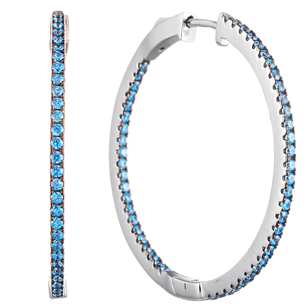 Серьги из серебра с кубическим цирконием 2860013023509 Серьги (Ag 925)