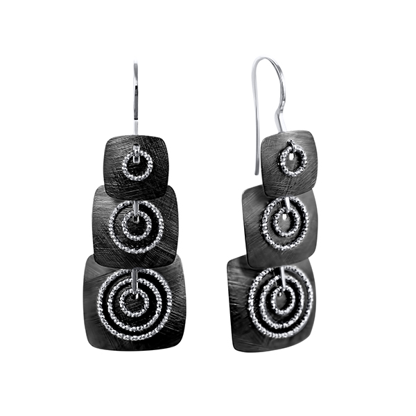 Серьги из серебра   2740001010501 Серьги (Ag 925)