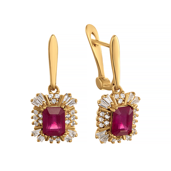 Серьги из серебра   6110001026001 Серьги (Ag 925)