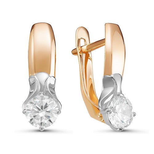 Серьги из золота одиночные 126973 Серьги (Au 585)