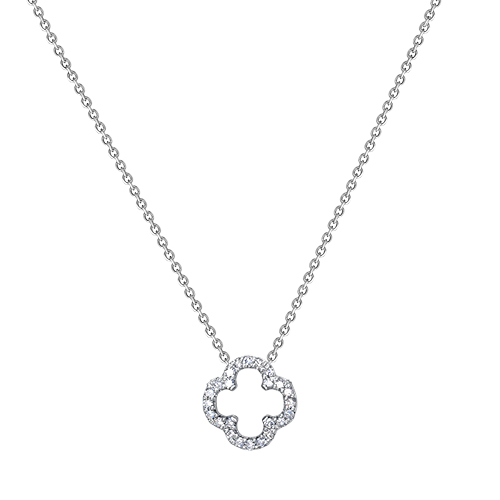 Колье из серебра с фианитами Кл6349-6830 Колье (Ag 925)