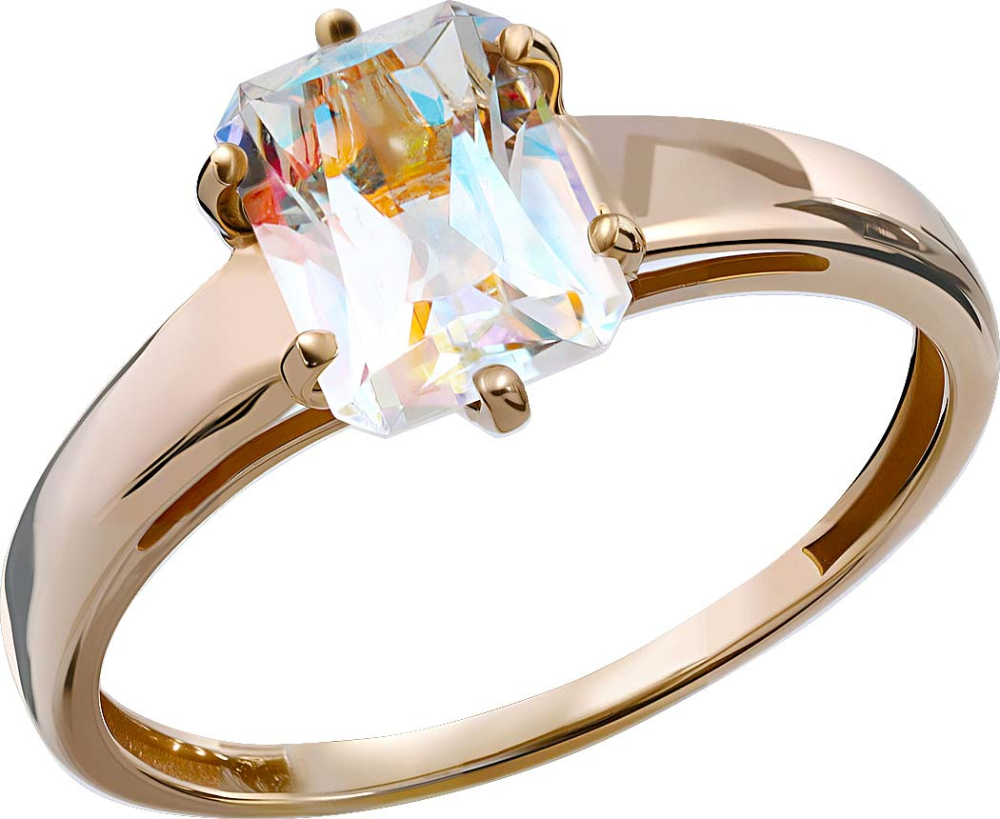 Кольцо из золота с наноситалом 11804985 Кольцо (Au 585)