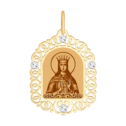 Подвеска из золота иконка 103350 Подвеска икона (Au 585)