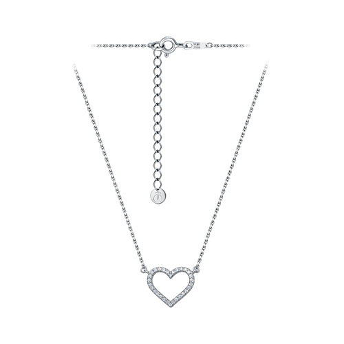 Колье из серебра с фианитами Кл6349-7227 Колье (Ag 925)