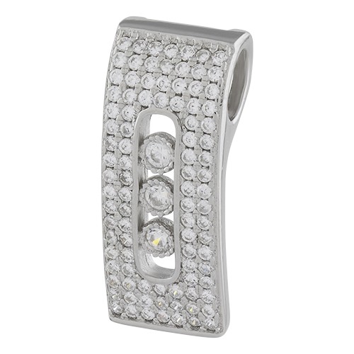 Подвеска из серебра с кубическим цирконием B8608-P Подвеска (Ag 925)