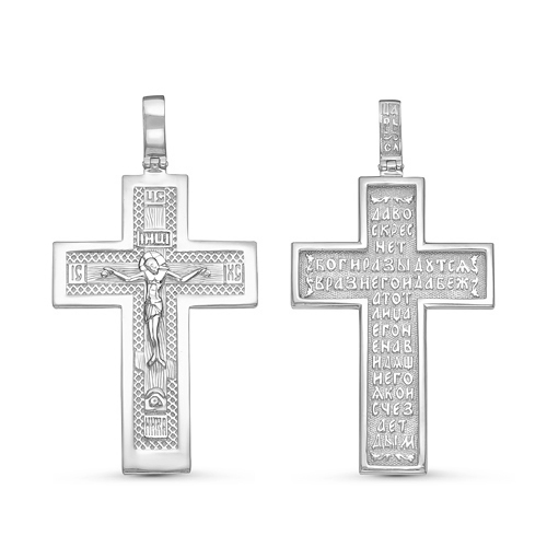 Крест из серебра с080338 Крест (Ag 925)