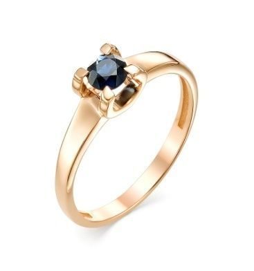 Кольцо из золота с сапфиром  12559-102 Кольцо (Au 585)