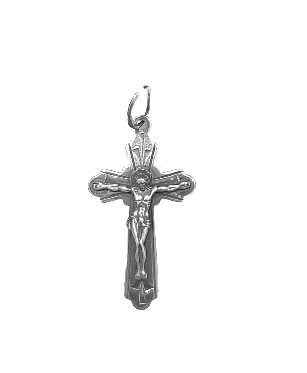 Крест из серебра 3336-Ч Крест (Ag 925)