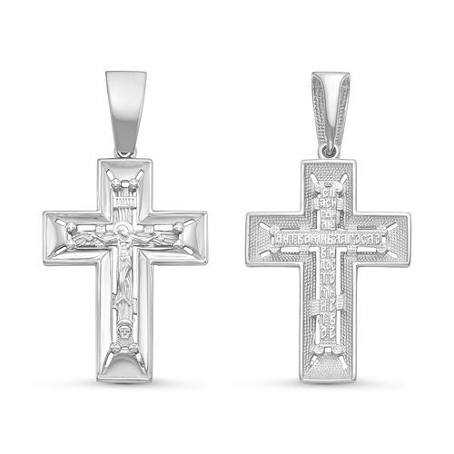 Крест из серебра с080512 Крест (Ag 925)