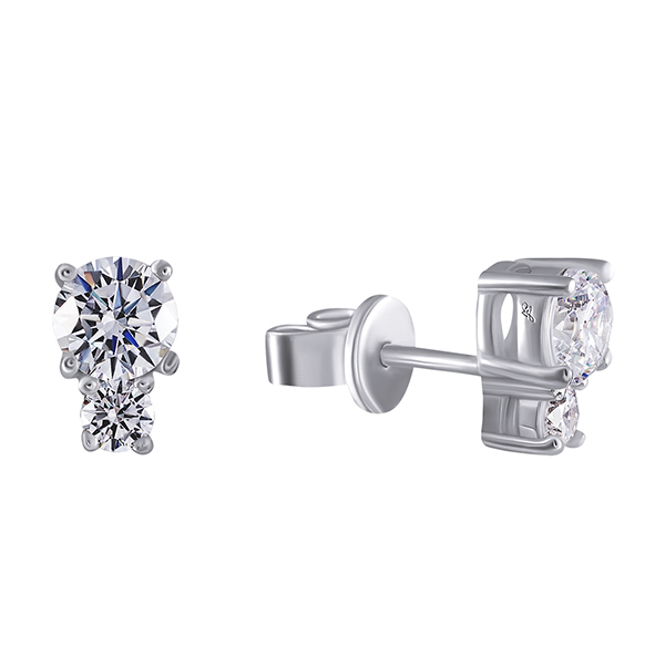 Серьги из серебра пусеты 2860021176521 Серьги пусеты (Ag 925)