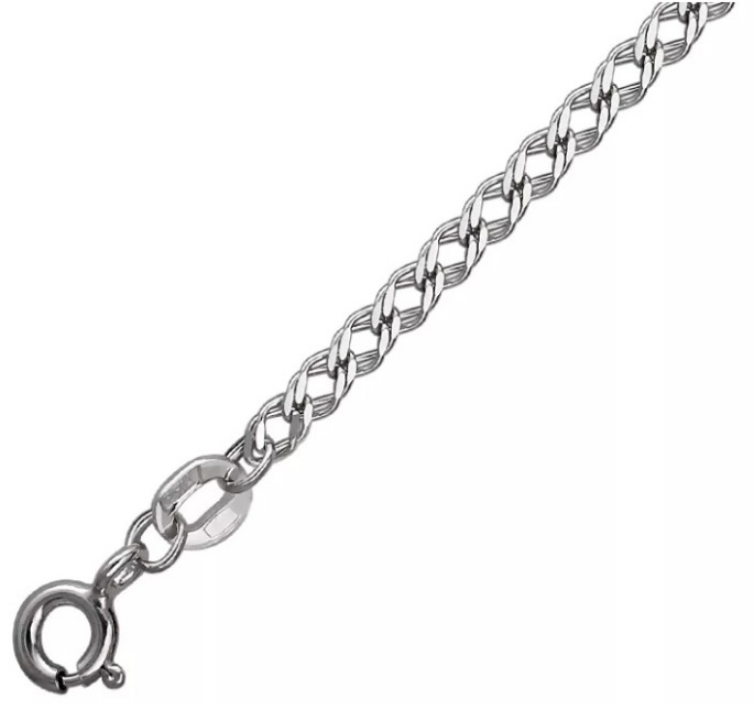 Цепь из серебра РДр050/50 Цепь (Ag 925)