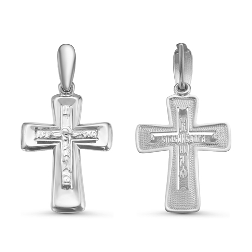 Крест из серебра с080537 Крест (Ag 925)