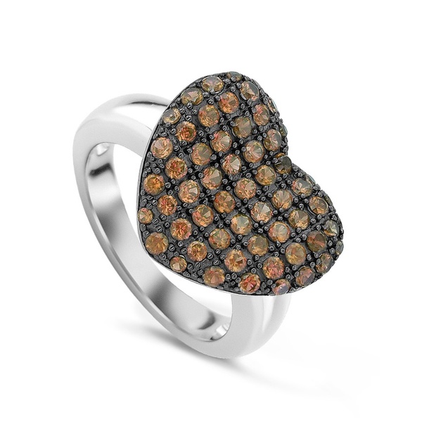 Кольцо из серебра с фианитами  43061 Кольцо (Ag 925)