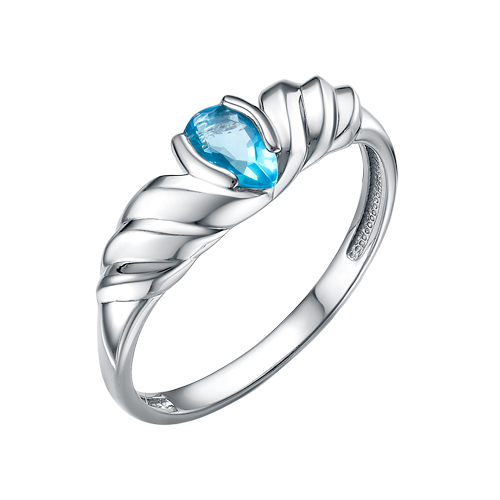 Кольцо из серебра с ювелирным кристаллом К630-4306ЮкрТ Кольцо (Ag 925)