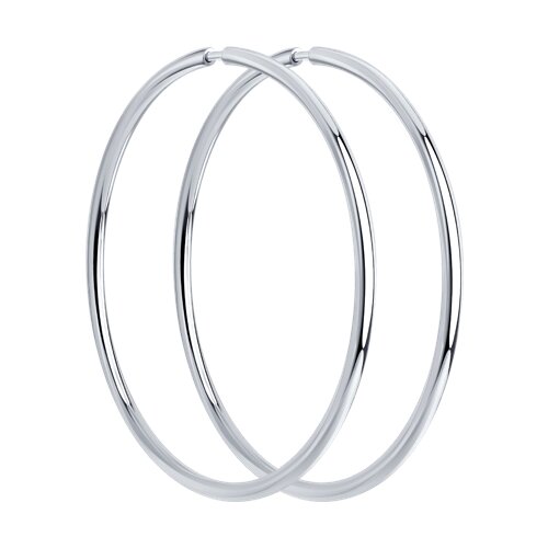 Серьги из серебра конго 94140044 Серьги (Ag 925)