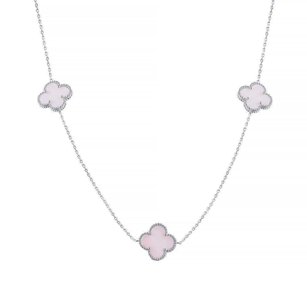 Колье из серебра с перламутром 1540009044617 Колье (Ag 925)