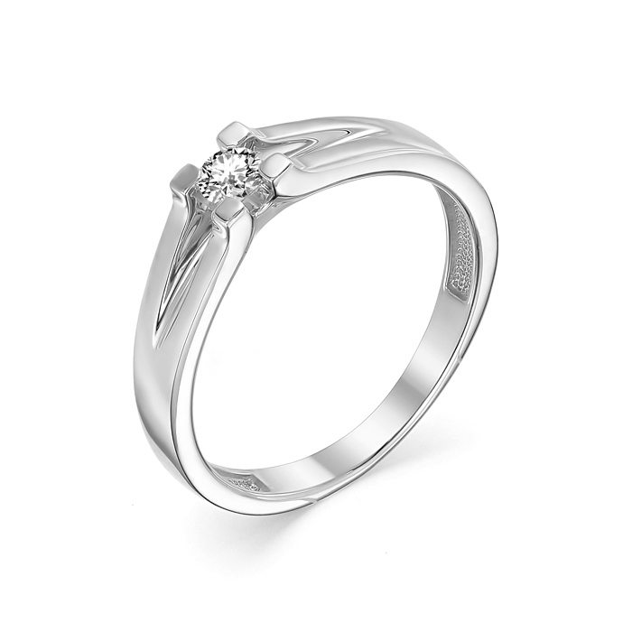 Кольцо из белого золота с бриллиантами 3070-11001 Кольцо (Au 585)