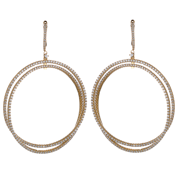 Серьги из серебра с кубическим цирконием 8470002151411 Серьги (Ag 925)