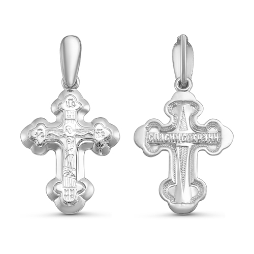 Крест из серебра с080433 Крест (Ag 925)