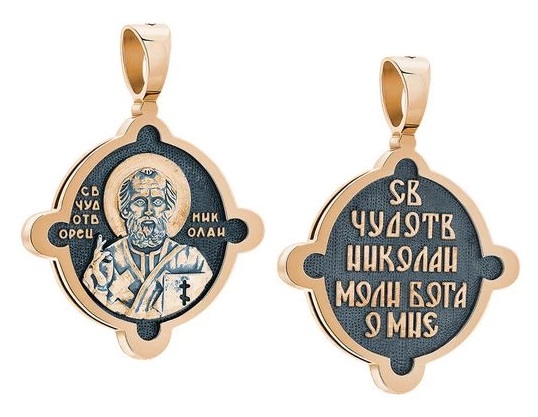 Подвеска из золота ладанка  11566-Ч Ладанка (Au 585)