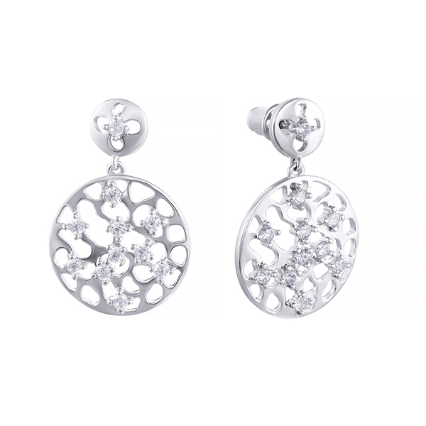 Серьги из серебра пусеты 6790006005302 Серьги (Ag 925)