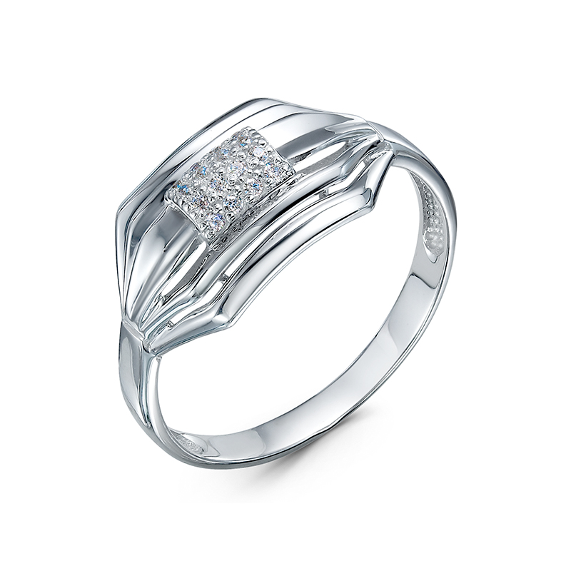 Кольцо из серебра с фианитами  с1100783 Кольцо (Ag 925)