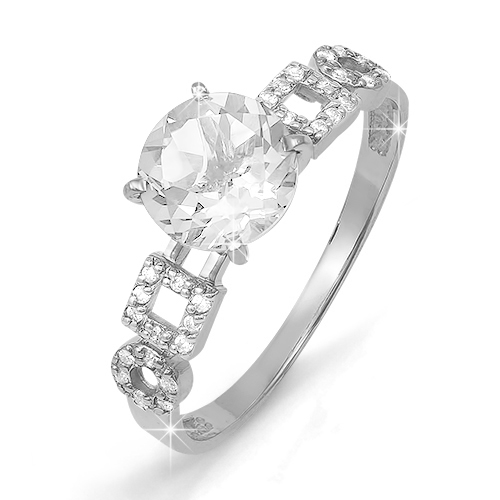 Кольцо из серебра с фианитами  с111442 Кольцо (Ag 925)