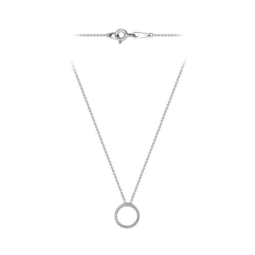 Колье из серебра с фианитами Кл6349-7224 Колье (Ag 925)