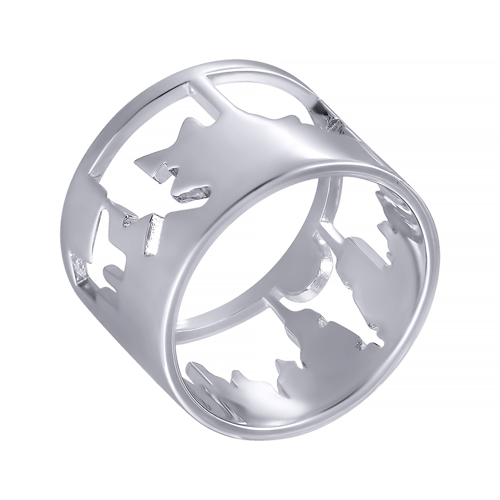 Кольцо из серебра  4150001042002 Кольцо (Ag 925)
