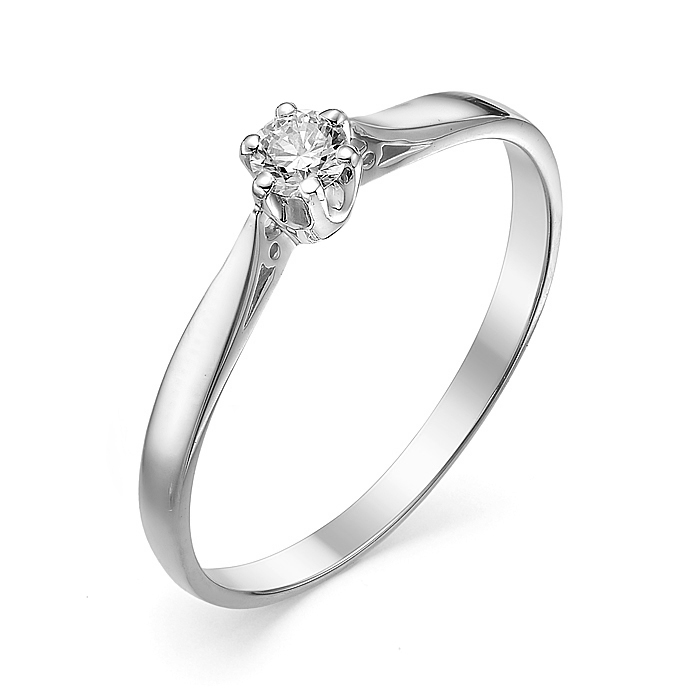 Кольцо из золота с бриллиантами 305-11001 Кольцо (Au 585)