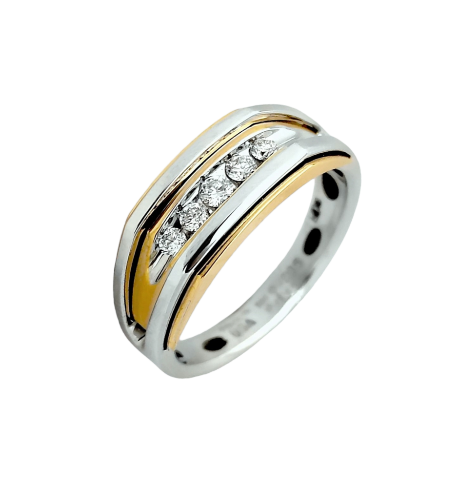 Печатка из золота с бриллиантами 33600021255 Кольцо (Au 585)