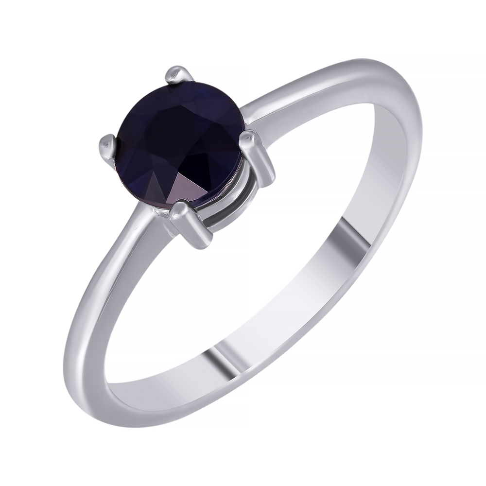 Кольцо из серебра с корундом 2580002041505 Кольцо (Ag 925)