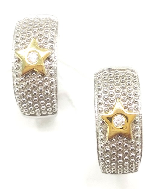 Серьги из серебра с кубическим цирконием 0100024106508 Серьги (Ag 925)
