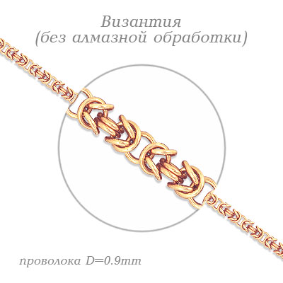 Цепь из золота ЦПВЗ00110090 Цепь (Au 585)
