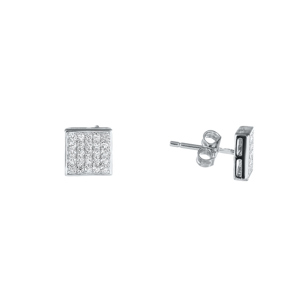 Серьги из серебра  с куб.цирконием 5090001181709 Серьги (Ag 925)