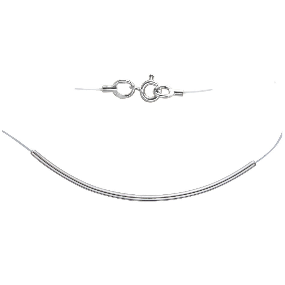 Колье на леске из серебра  -04701nr-40 "Ул Колье (Ag 925)