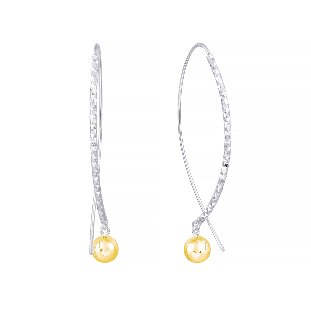 Серьги из серебра   1460007073402 Серьги (Ag 925)