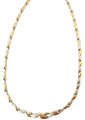 Колье из золота с алмазной гранью 20-9797-22 Колье (Au 585)