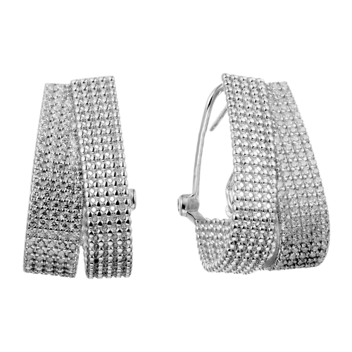 Серьги из серебра с кубическим цирконием 22С139019 Серьги (Ag 925)
