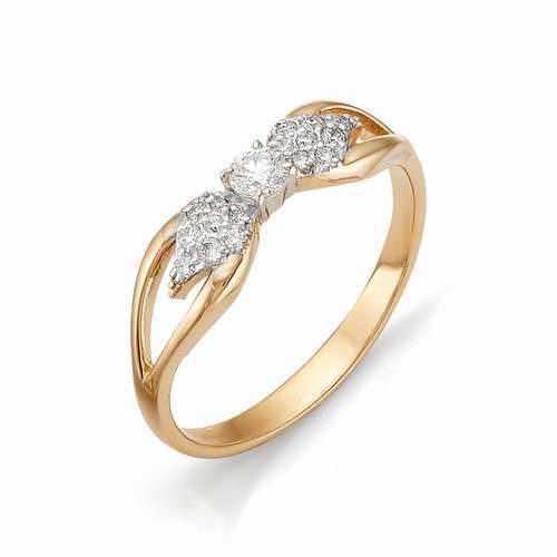 Кольцо из золота c бриллиантами 11480-100 Кольцо (Au 585)